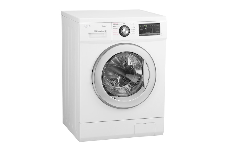 LG Lave-Linge 8KG | Moteur Direct Drive™ | 6 Motion Direct Drive™ | Steam | A+++-30% | Smart Diagnosis™, LG F84G62WHS